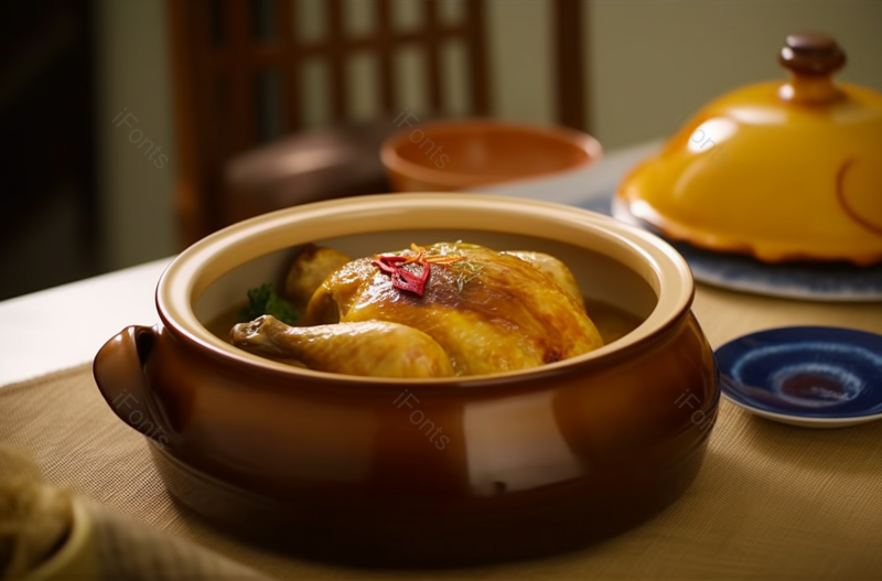 中华美食砂锅茶叶鸡肉静物鸡汤,高清,摄影图,摄影图片,图片大全,摄影图免费下载